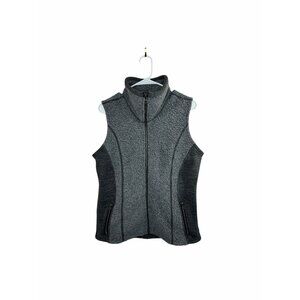 KÜHL Wool Blend Fleece Zip Up Vest Gray Women’s Medium